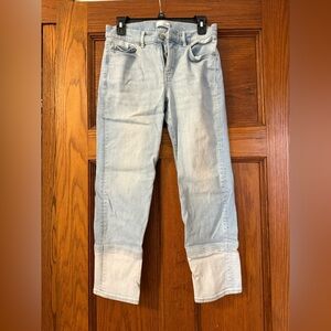 LOFT Light Wash Cropped Jeans
